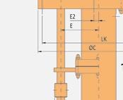 Hersteller zu erfragen Aufsetzplatte Standardmäßig wird die Pumpe mit einer runden Aufsetzplatte (1) geliefert; rechteckige Aufsetzplatte (2) sowie Unterflansch (3)