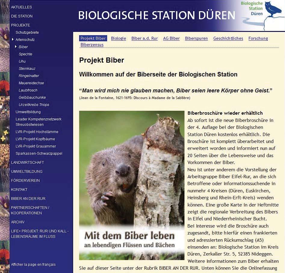 Anhang 14 Internetseiten http://www.biostation-dueren.de/73-0-projekt-biber.