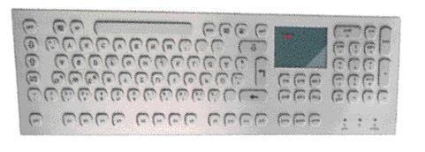 Vandalengeschützte Tastaturen TKV-088-ERG-TB38-MODUL TKV-088-ERG-TB38(V)-MODUL und TKV-101-ERG-TOUCH-MODUL Vandalengeschützte Tastatur in MODUL-Version Repräsentatives Erscheinungsbild