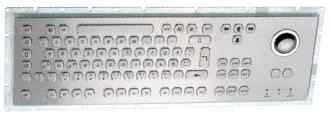 Vandalengeschützte Tastaturen TKV-105-ERG-BP Vandalengeschützte Tastatur in Backpanel-Version Repräsentatives Design Backpanel-Version mit Montageplatte für den rückseitigen Einbau Wettergeschützt