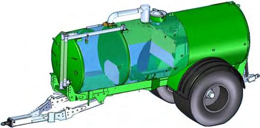 Traktor-Fronthydraulik, Leitungsführung über die Traktorkabine mit integriertem Fill-Fix