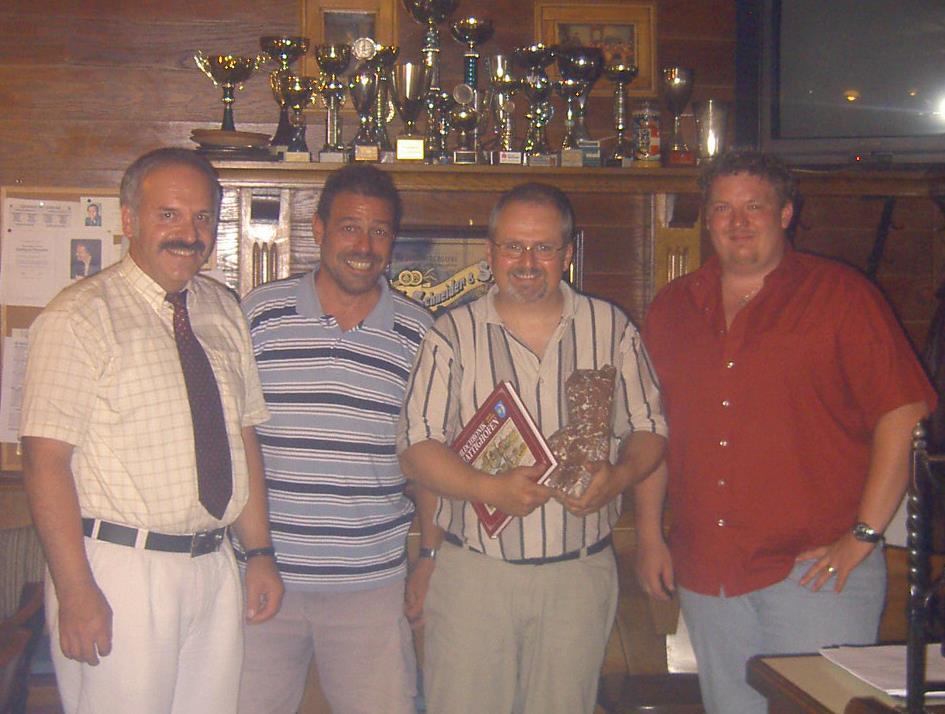 Jahreshauptversammlung 2003 Vizebürgermeister Friedrich Schwarzenhofer, Hermann Gschaider, Herbert