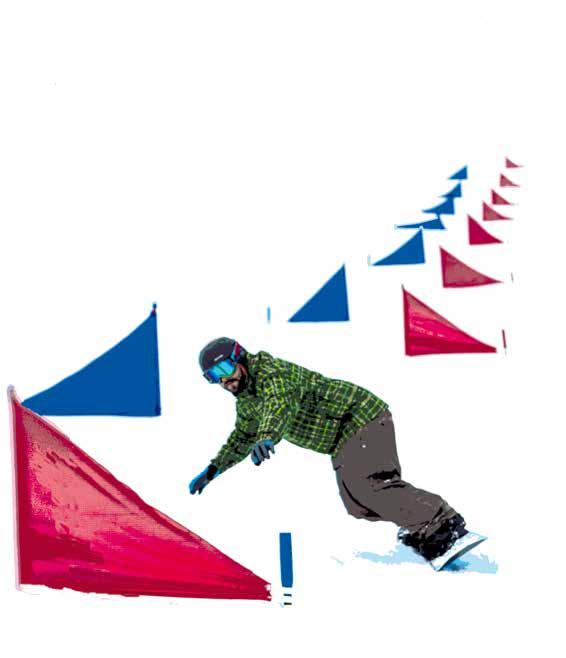 Snow [gesprochen: snoh] heißt übersetzt: Schnee. Die 3 Disziplinen sind: Slalom, Riesen-Slalom und Super G [gesprochen: super dschi]. Board [gesprochen: bord] heißt übersetzt: Brett.