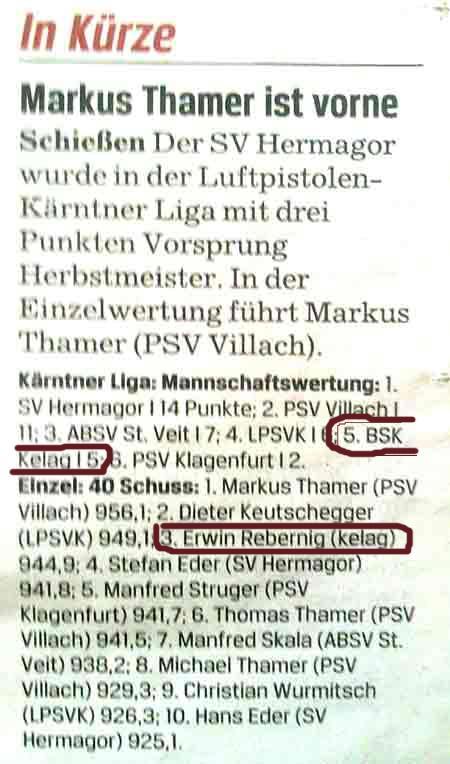 Kärntner Tageszeitung vom Samstag, 03. Dezember 2011 Kleine Zeitung vom Mittwoch, 30.