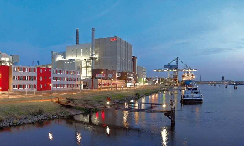 000 t/a (bei 10,5 MJ/kg) Elektrische Leistung: 47 MW Thermische Leistung: 95 MW Mittelkalorik-Kraftwerk Bremen Betrieb