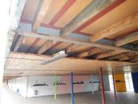 Nischenmöglichkeiten zwischen Dachmetallblende und Hauswand haben Potenzial zur Nutzung, sowie Spaltbereich zwischen Regenrohr und Gebäude.