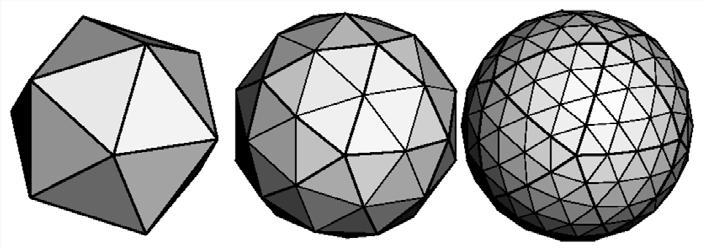 OpenGL: Punkte, Linien, Polygone Beispiele: /*Zeichnet Dreiecke auf der Projektionsebene:*/ void SingleTri(float *v1,float *v2,float *v3) {