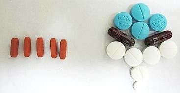 Fixe Medikamentenkombinationen FIXED Dose Kombination Einzelne Tabletten