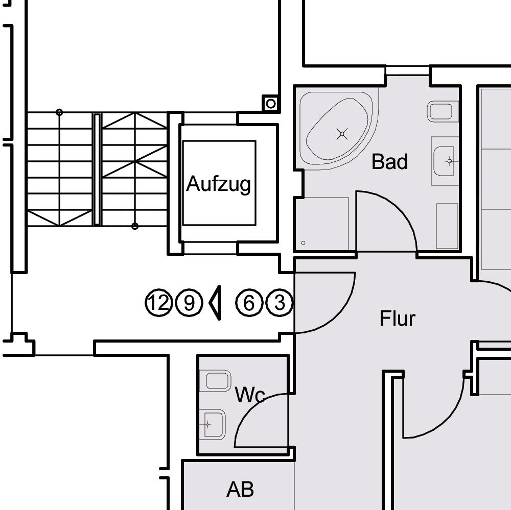 83 m² Wc 2.45 m² Bad/Wc 7.