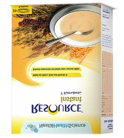 Resource Instantbrei: 1 Portion (30 g Pulver in Milch gelöst) Mit Vitaminen und Mineralstoffen angereichert,