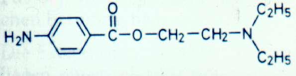 Procain Präparat: Procainum hydrocloricum /2%/ Corbocain /4%/ + corbadrin Wirksamkeit: 1