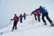 Wohl der Skitourenklassiker der Region, im Nachhinein