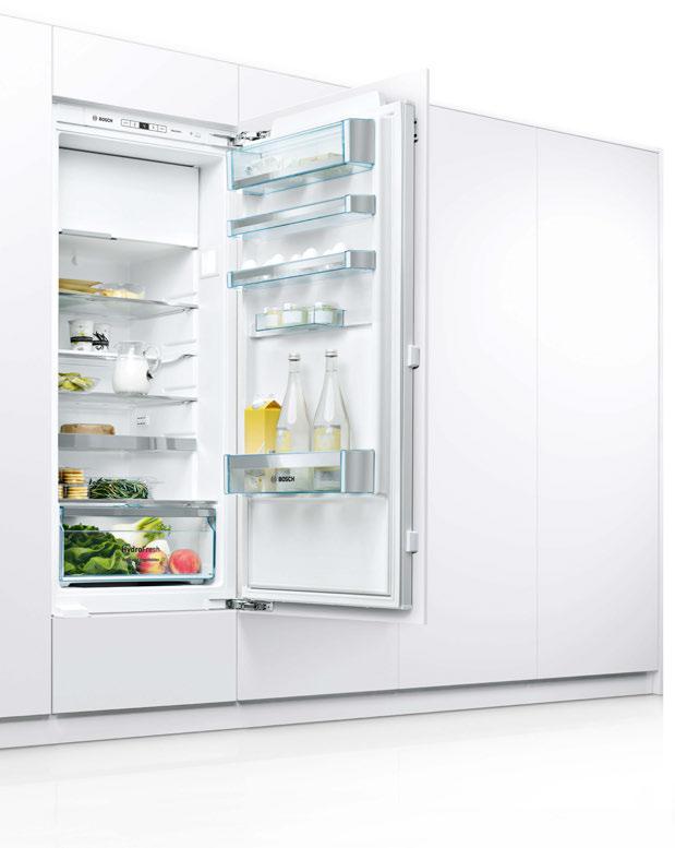 154 SmartCool Kühl-Gefrier-Kombination HydroFresh Die HydroFresh Schublade wurde speziell für Obst und Gemüse entwickelt und hält diese Lebensmittel bis zu doppelt so lange frisch.