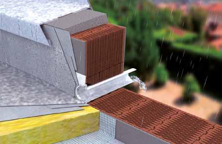 Wasserspeier und Notüberläufe Attika- und Notentwässerung von Flachdächern, Terrassen und Balkons Basistyp Wasserspeier rund mit einer Länge von 500 mm Neu Konstruktion mit einer gesenkten
