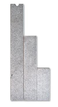 BESTELLWARE Beschreibung Format Gewicht kg/stück Stk./Kiste Index Granit Crystal White 8 20 30 cm 14 kg 72 Stk. 461 grau, gesägt + geflammt 8 20 50 cm 22 kg 48 Stk.