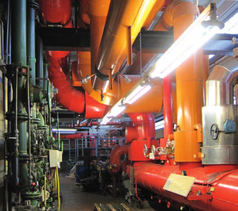 1 Die Fernwärme aus dem Müllheizwerk Bremen wird im Rahmen der Kraftwärmekopplung (KWK-Anlage) aus dem Dampf nach dem Durchlaufen der Stromturbine gewonnen.