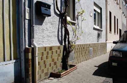 Planung - Fassadenbegrünung Fassadenbegrünung in Alt-Kostheim Im Rahmen des