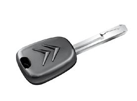SCHLÜSSEL Transponderschlüssel Der Schlüssel ermöglicht die Ver-/Entriegelung sämtlicher Schlösser des Fahrzeugs sowie das Starten des Motors.
