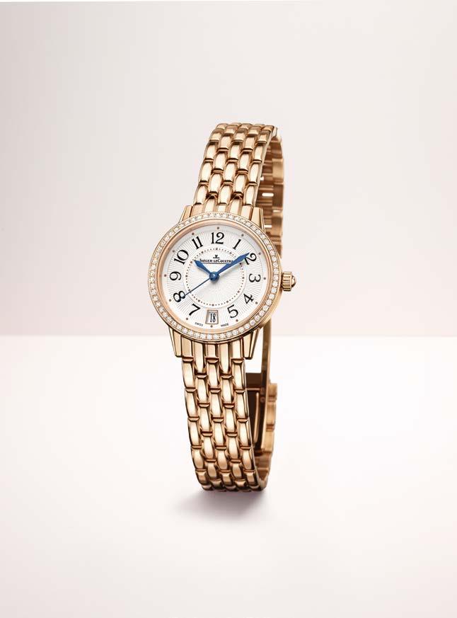 RENDEZ-VOUS Rendez-Vous Date Weibliche Proportionen Als zierlichstes Modell der Linie Rendez-Vous schmiegt sich diese Uhr mit einem Durchmesser von 27,5 mm in diskreter Anmut an das Handgelenk.