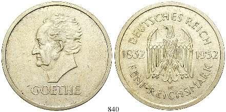 312. Rdf., ss 42,- 834 5 Reichsmark 1930, A.