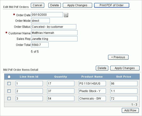 Use Case Ausgangssituation/Anforderung Datenquelle: Oracle Datenbank