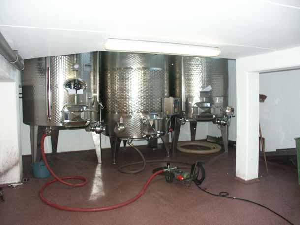 1. Untergeschoss Traubenbearbeitung Rotwein -
