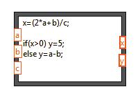 20 Grundlagen 1.2.6 Formelknoten Der Formelknoten (Bild 1.14) ermöglicht umfangreiche Berechnungen und komplizierte Funktionsbeschreibungen in Formelschreibweise.