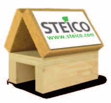 Das STEICO Produktsortiment Größen¹ Eigenschaften² Anwendungsbereiche Dämmung Dicke Unterdeck- und Wandbauplatten Länge Breite Deckfläche pro Platte [m²] Nennwert Wärmeleitfähigkeit λ D [W / ( m * K