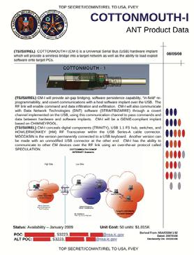Technik Otto-Katalog für Spione NSA-Papiere belegen: Der Geheimdienst verfügt über Hintertüren für zahlreiche Produkte.