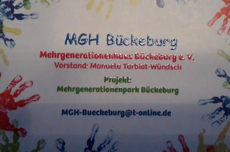 Projekt Mehrgenerationenhaus Zur Idee und den Planungen des Vereins Mehrgenerationenhaus Bückeburg e.v.