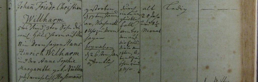 Besondere Todesursachen in den Kirchenbüchern von Probsthagen im Zeitraum von 1812-1954 17.01.
