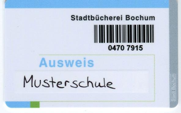 Ausleihe Bietet viele Möglichkeiten: Der Büchereiausweis Wir stellen auf den Namen Ihrer Schule einen kostenlosen Büchereiausweis aus.