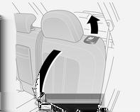 Sitze, Rückhaltesysteme 43 9 Warnung Sitze niemals während der Fahrt einstellen. Sie könnten sich unkontrolliert bewegen.