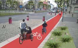 (1) 350 km sichere Fahrradstraßen auch für Kinder (2) 2 m breite Radverkehrsanlagen an jeder Hauptstraße (3) 75