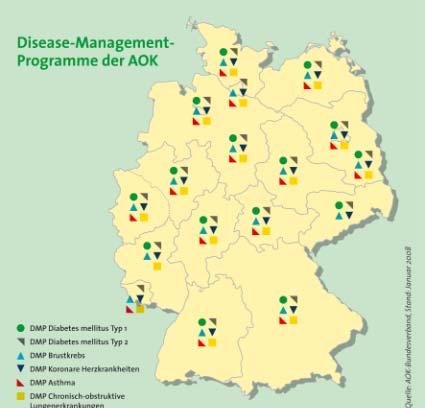 Verbreitung Disease-Management-Programme