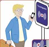 Es basiert auf dem Check-in-/ Check-out-Prinzip, bei dem die Kunden sich mit ihrem Handy vor Fahrtantritt an einem Touchpoint anmelden und nach Beendigung der Fahrt wieder abmelden.