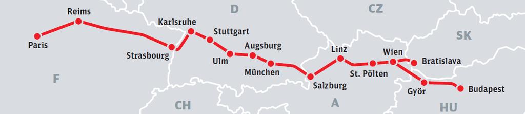 Bahnprojekt Stuttgart Ulm: Teil der zentralen West-Ost-Achse in Europa
