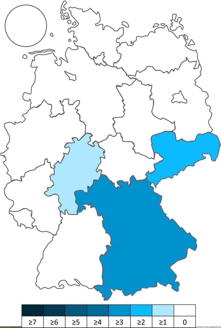 Bundesland der aktuellen Beschäftigung In welcher Region sind Sie derzeit beschäftigt?