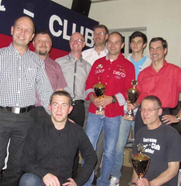 Hier zeigte sich einmal mehr, dass unser Club sehr erfolgreich ist, denn der unser Tisch war recht voll mit Pokalen.
