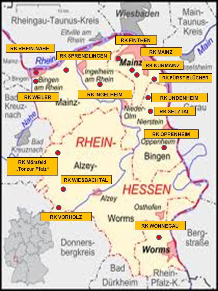 Kreisgruppe Rheinhessen Die Kreisgruppe Rheinhessen mit den