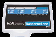Anzeige von Artikelnamen Der praktische Tastatureinleger ermöglicht es, die Tasten einfach und individuell zu beschriften CL5000J helle LCD-Anzeige für Tara, Gewicht, Preis und Summe