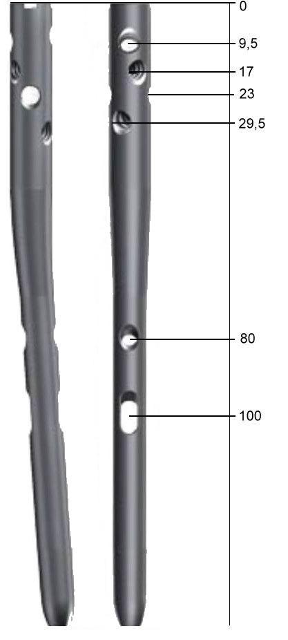 3.4 Implantatvergleich Bei vergleichbarer Implantatlänge und Implantatdurchmesser unterscheiden sich die untersuchten Marknagelsysteme sowohl im Design des Implantates selbst mit 6 Valgusbiegung des
