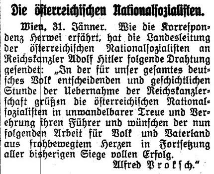 ANNO: Tages-Post (Mittagsblatt), Nr. 25, 31.1.1933, S.