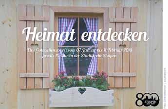 26 Stadt Stolpen Nr. 1/2018 Terminplan für 2018 Termin Osterkrone: Termin Himmelfahrt: 10. Mai 2018 16. März 2018 Ostereier anmalen, 22. März 2018 Binden, 24.