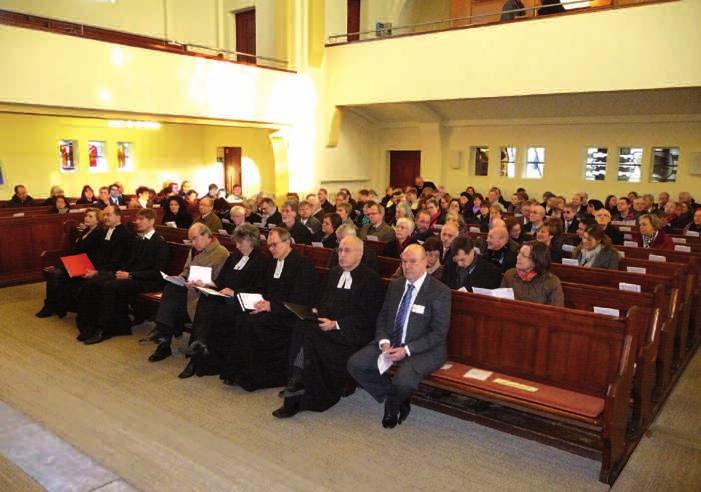 Der Neujahrsempfang der Graf-Recke- Stiftung in Einbrungen am 28. Jan. war verbunden mit dem Einführungsgottesdienst des neuen Theologischen Vorstandes, Pfarrer Ulrich Lilie.