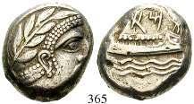 in Kappadokien. 16,53 g. Kopf r. mit Diadem / Athena Nikephoros mit Nike, Speer und Schild steht l.