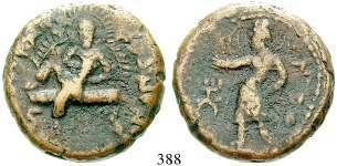 und Kleopatra I., 180-176 v.chr. Bronze 22 mm 180-176 v.chr., Alexandria. 7,44 g. Büste der Alexandria r.