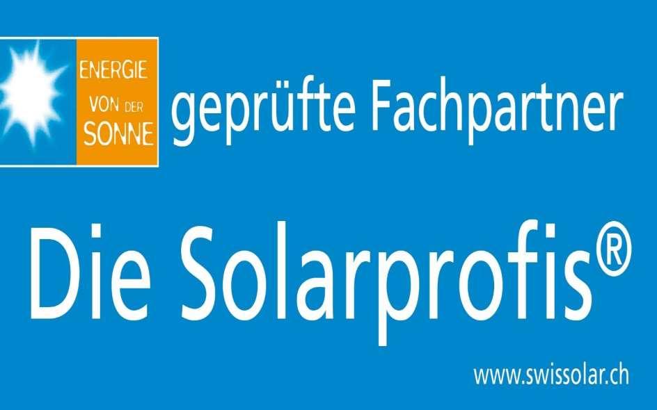 3. Fachbetrieb für Solaranlagen swissolar Solarprofi Der Fachverband Swissolar