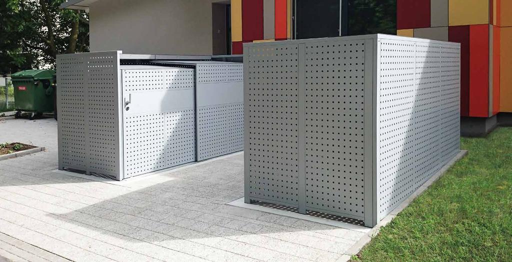Kompaktbox Kompaktboxen von Gerhardt Braun geben Tonnen und Containern ein Zuhause. Hochwertige Kompaktboxen von Gerhardt Braun sind zweckmäßig und formschön.