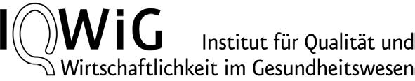 IQWiG-Berichte Jahr: 2011 Nr.